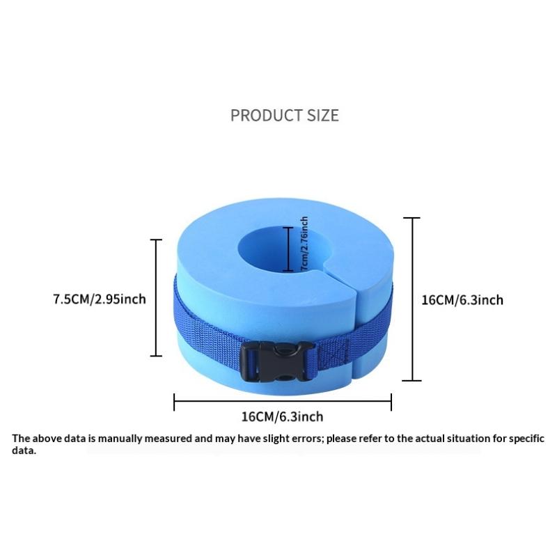 1Pc Eva Foam Swimming Float Ring Water Aerobics Aquatic Cuffs For Ankle Arm Adults Children Swimming Fitness Training