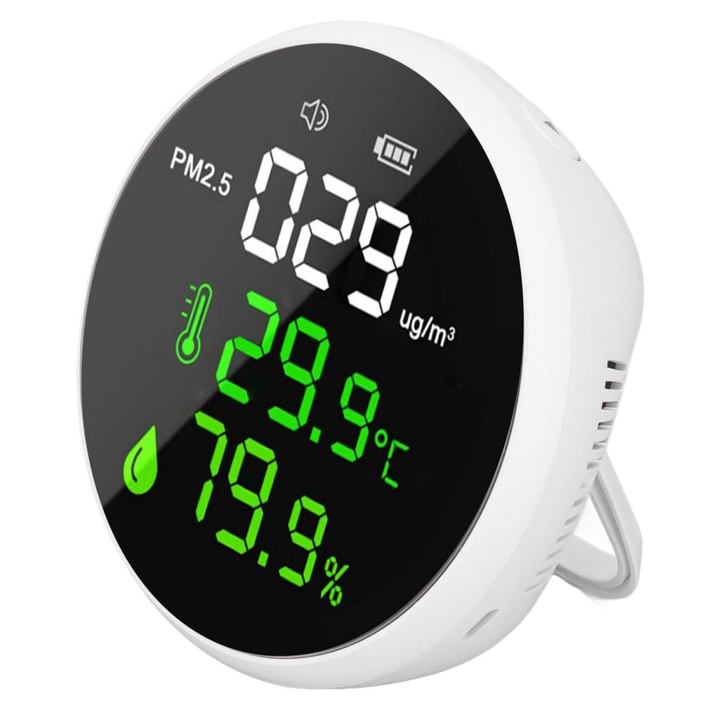 Air Quality Monitor Indoor PM2.5 Meter Mini Portable Smart Sensor Temperature Humidity Tester
