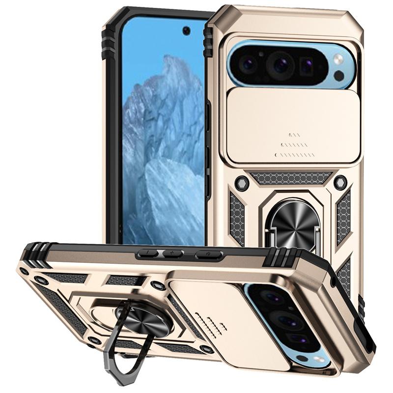 Armor Funda For Google Pixel 10 Pro 5G Case Cae Magnetic Holder Ring Case For Pixel10 Pixel 10 Pro XL 10Pro Lens Protector Cover