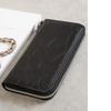 gland round long wallet black [Device] -