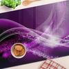 Decorative Glass Cutting and Serving Board Abstract Wave 80X52 Cm