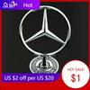 Para Estrella de Capó Mercedes Benz - Emblema para Capó de Coche Logo Cromado Frontal Marcado de Capó para Clase C E S de Benz W204 W205 W212 W213 W211