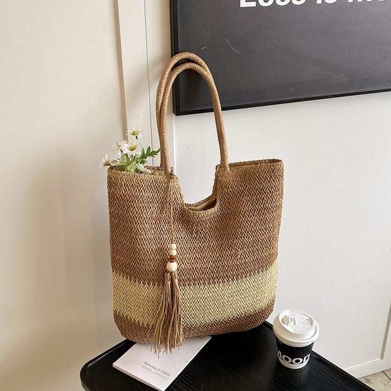 Seaside Beach Vacation Bag Women's New Shoulder Bag Large Capacity Bag