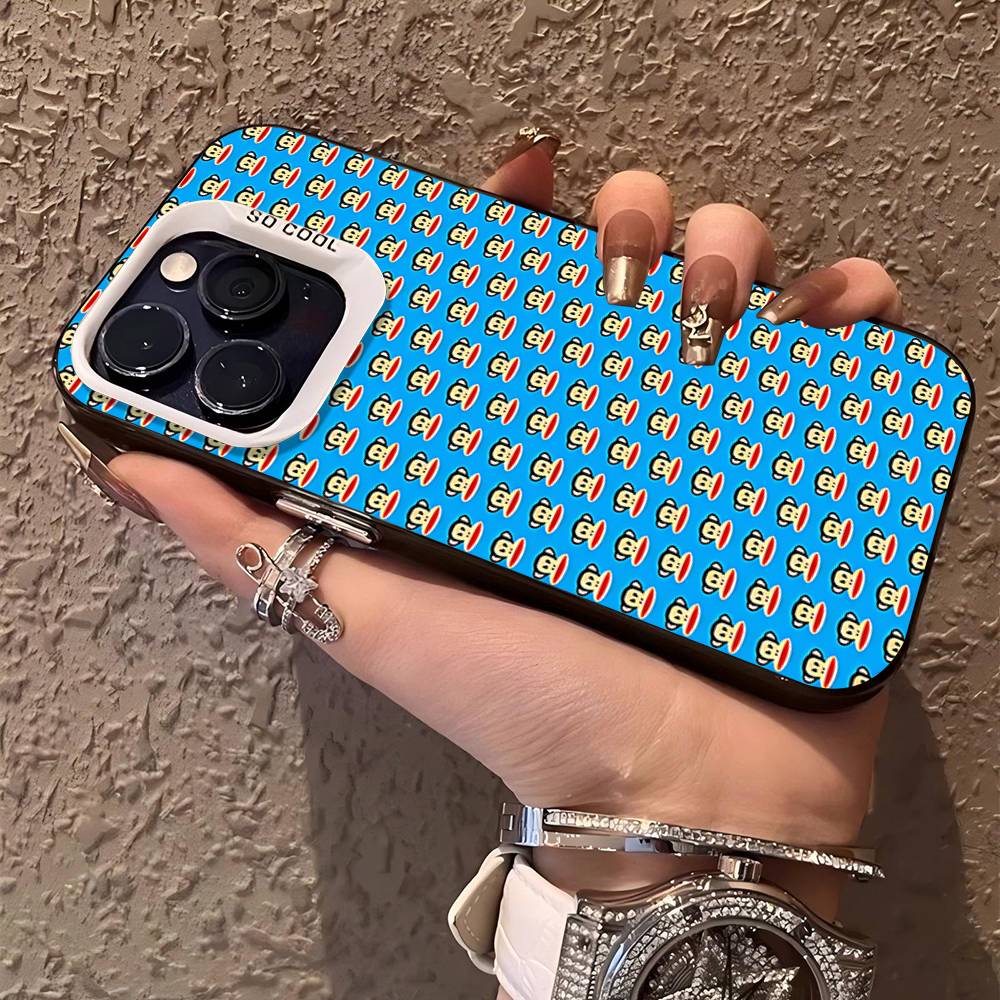Classic P-Paul F-Frank Logo Phone Cases For IPhone 17 16 15 14 13 12 11 Plus Pro Max Pro Color Matte Cover