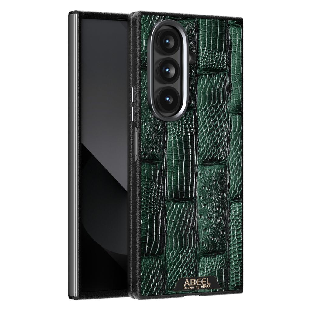 ABEEL For Samsung Galaxy Z Fold7 5G Case Compatible with MagSafe Beast Texture Micro-Embossing Back Cover