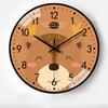 10-inch 25cm Personalized Automatic Timing Radio Wave Clock Home Living Room Bedroom Silent Radio Wave Clock Wall Clock