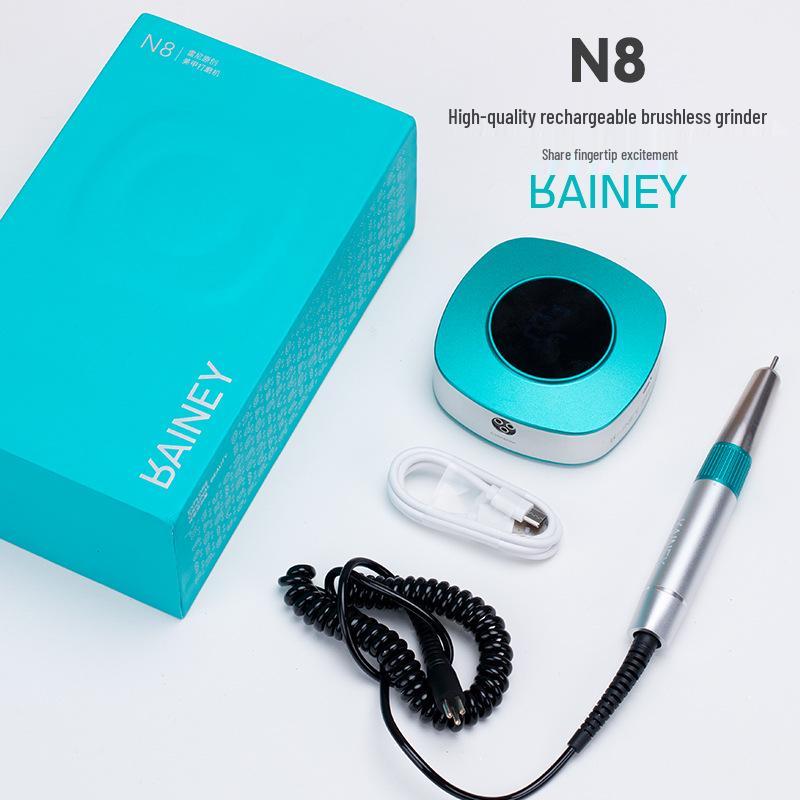 

Rainey N8 Усовершенствованный маникюрный аппарат: Оригинальный дизайн, Металлический корпус, Бесщеточный двигатель
