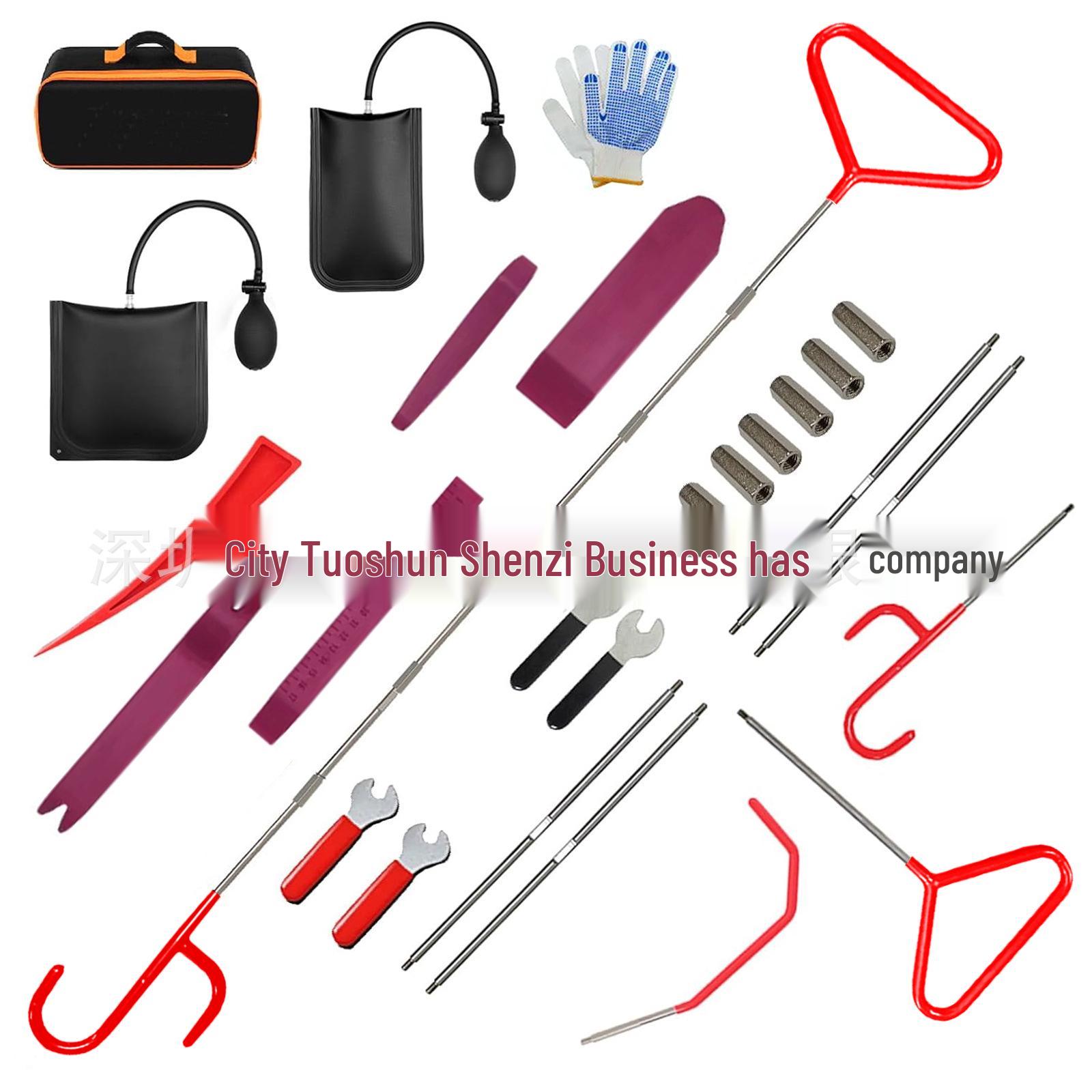 

Инструмент для зацепления и аварийный набор для ремонта дверей автомобиля-автодома с пятым колесом