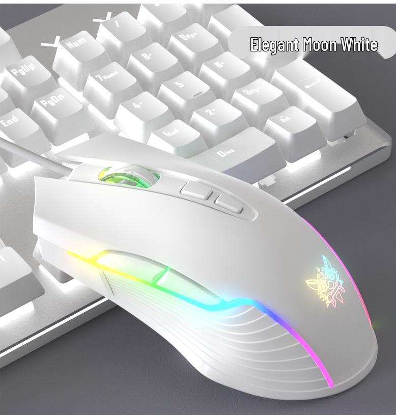 

ONIKUMA CW905 Wired RGB Gaming Mouse for Girls - Cute Design for Laptop, Desktop, Home, or Office.