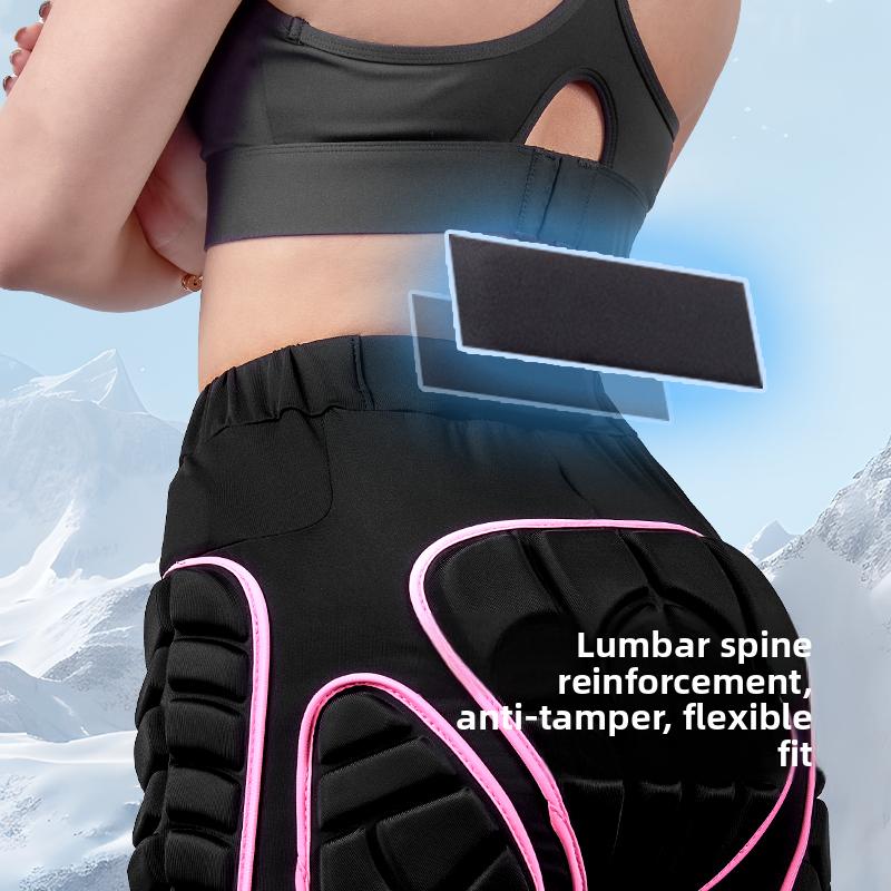 Women's Padded Bike Sport Shorts Cycling Shorts with Impact Protection Hip Padded Ski Protector Skating Protective Gear