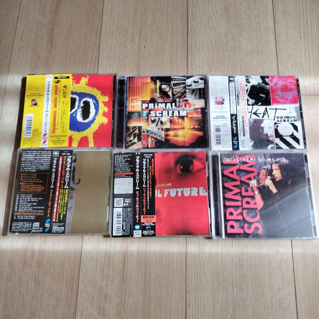 

[USED] Primal Scream 6-piece set 6-disc set CD Japanese version Scream Delica