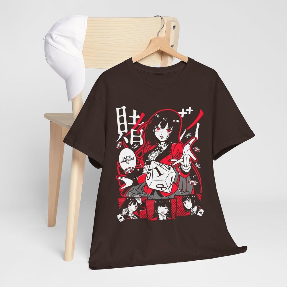 Mary Saotome Kakegurui Tshirt Harajuku Kawaii Clothing Vaporwave Shirt All Size