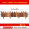 Flexible Garden Arc Wood Fence: Decorative, Anti-Corrosion Courtyard Barrier