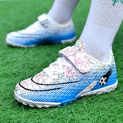 Childrens Soccer Shoes Youth Football Boots Breathable Comfortable Outdoor Sports Training Teenager Futsal Hall Football Boot