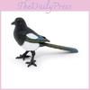 Realistic Crow Bird Model Pvc Material Children's Early Learning Toy Static Animal Figure Multiple Colors