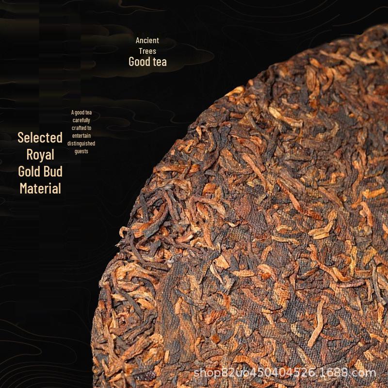 Yunnan Lincang Bingdao Pu er Ripe Tea Cake 357g - Gongting Ancient Tree Tea