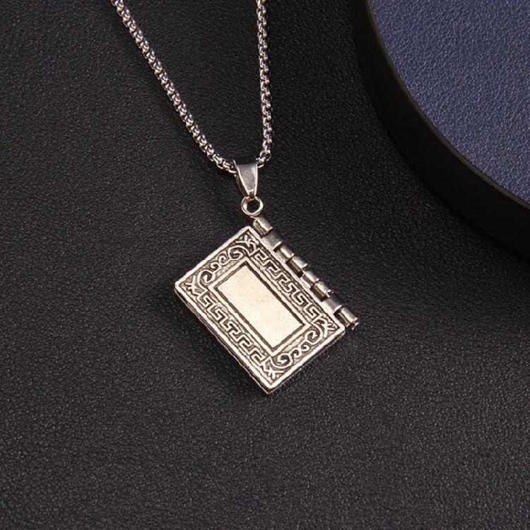 European American Street Cross-symbol Clavicle Chain Bible Religious Necklace