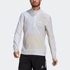 adidas Casual Sports Running Retro Stand Collar Colorblock Jacket Men’s White