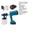 Cordless Paint Sprayer with Detachable Tank 3 Spray Patterns Adjustable Flow Control