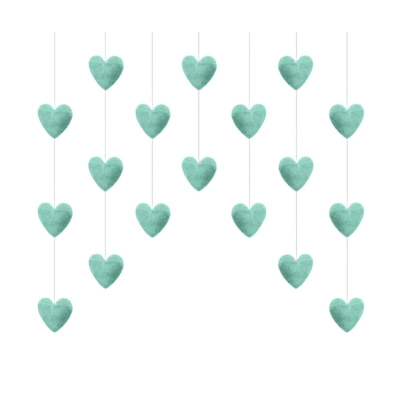 

Украшение для перегородки в форме сердца, корейская милая подвеска-шнурок зелёный