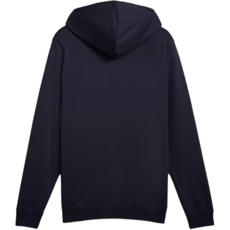 Puma Solid Color Logo Hooded Zip Long Sleeve Sweatshirt Men Sweatshirt Navy-Blue 684720-16