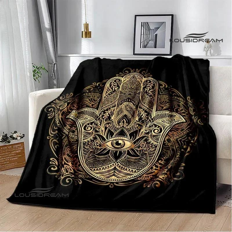 3D Fatima-Hand Aufgedruckte Decken Modische Warme Decke Weiche Und Bequeme Decke Haus Reise Decke Geburtstagsgeschenk