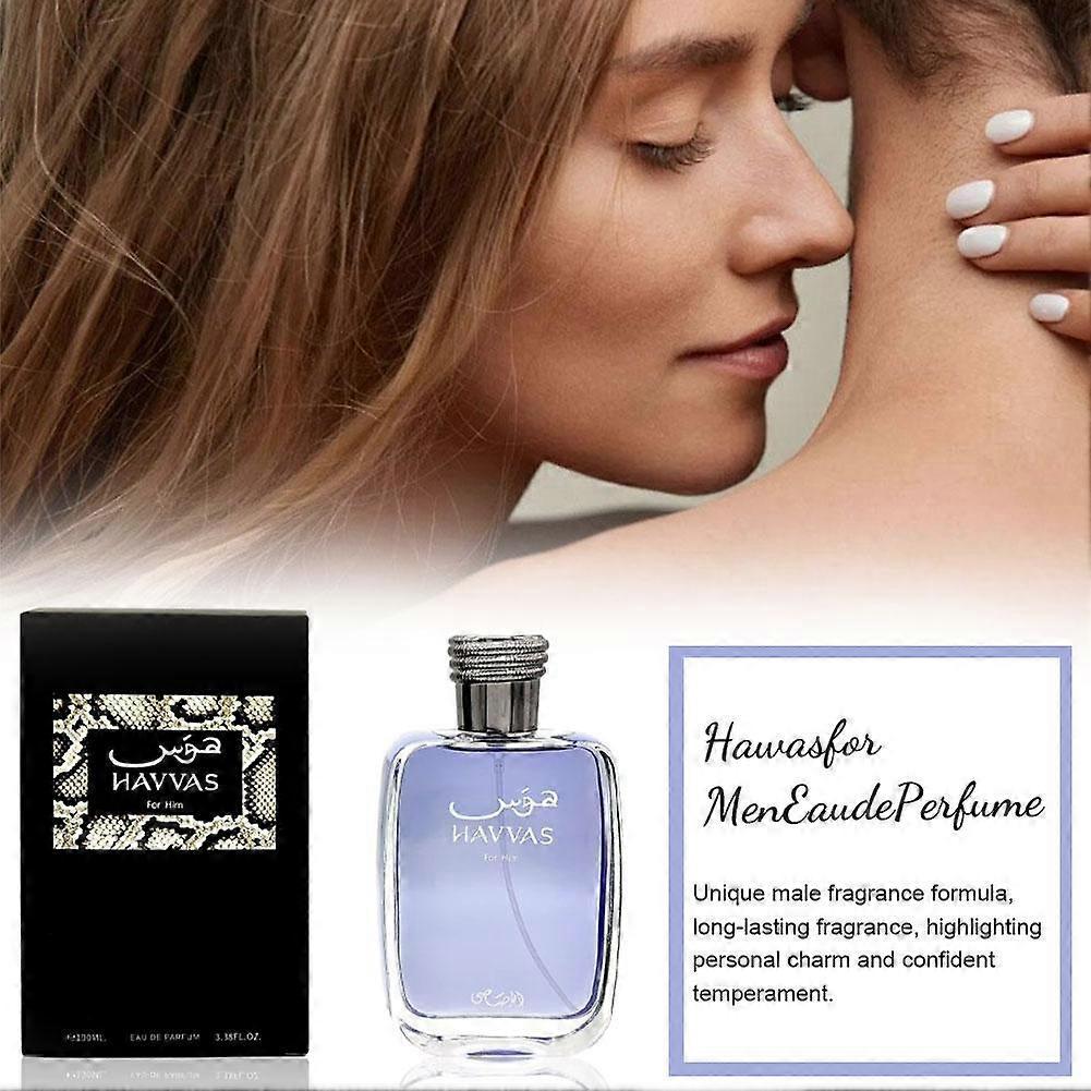 Rasasi Hawas para Hombre Eau De Parfum 100ml Colonia Acuática de Larga Duración