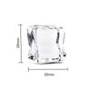 50pcs Acrylic Ice Cubes Plastic Refreezable Washable Simulation Ice For Party And Wedding