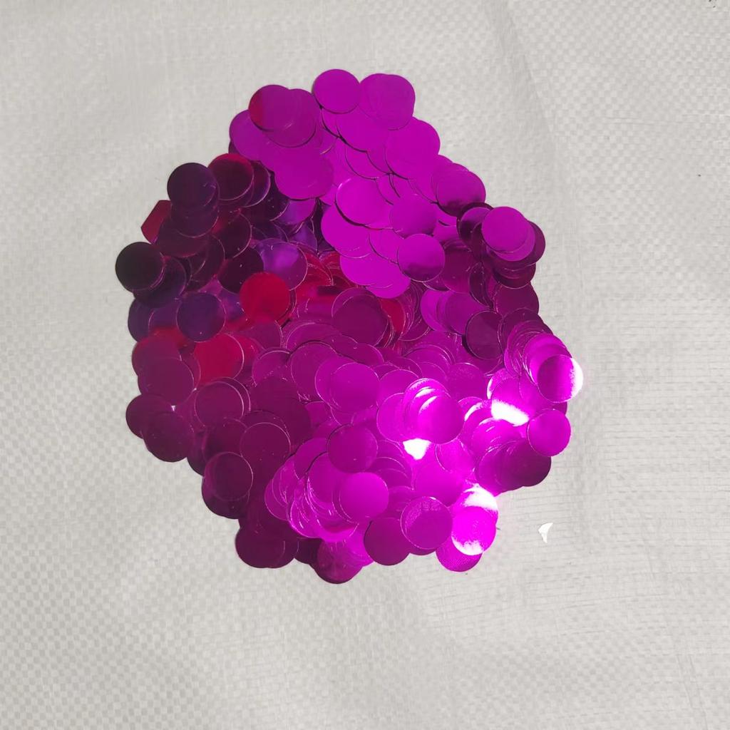 Factory Price Balloon Sequins 1.5Cm Round Transparent Bobo Ball Filled With Decorative Rose Gold Sprinkles 100G