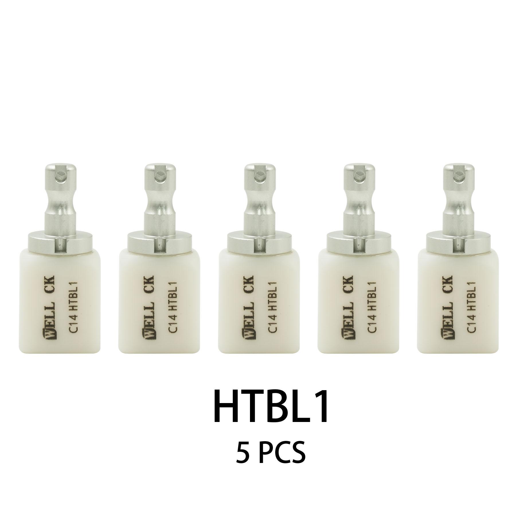 

Dental Lab Lithium Disilicate C14 Glass Ceramic Blocks HT/LT for CAD CAM Sirona Cerec Veneer Dentistry Material 5pcs/Box