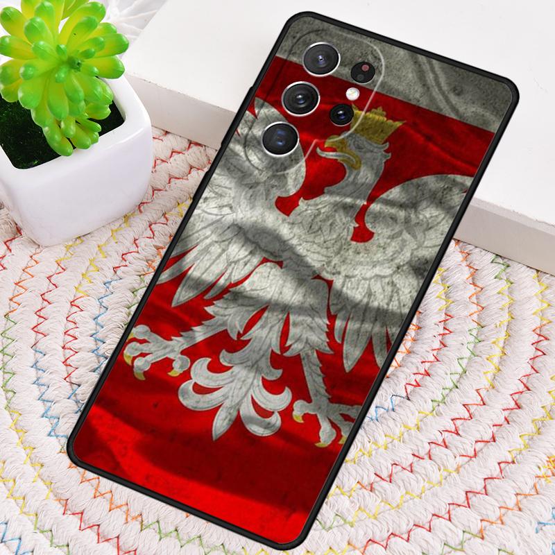 Poland Polish Flag soft TPU Phone Case For Samsung Galaxy note 10 pro S26 S25 S24 S23 S22 Ultra Plus S21 FE S20 Shockproof Cover