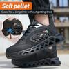 Breathable Safety Shoes Steel Toe Work Boots Anti-Smash Anti-Puncture Work Sneakers Slip Resistant Light Weight Safety Shoes