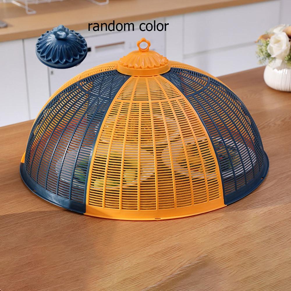 

Splicable Meal Cover Round Dish Protector Practical Dish Cover Vegetable чёрный/жёлтый