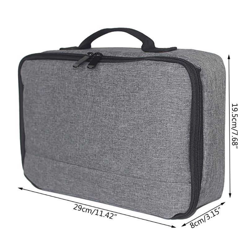 Travel Storage Bag Projector Convenient Carry for Case Detachable Divider Holder Universal Protective Projector for Case