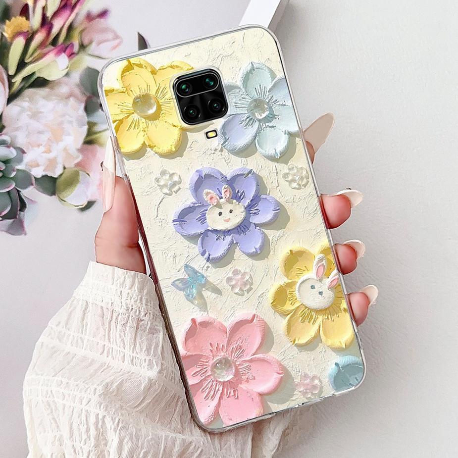 For Xiaomi Redmi Note 9 Pro Case Luxury Painted Cover Soft Silicone Phone Case For Redmi Note 9 Pro Max Note9 S 9S Fundas Bumper