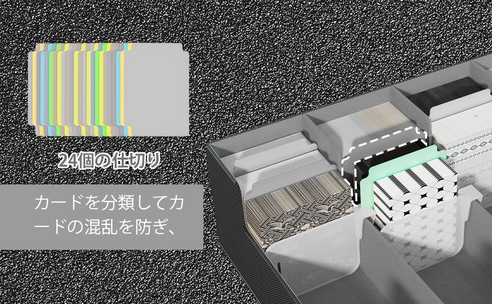 Trekkers PU Leather Card Holds 3000 Cards Vertical Card 4 24 Trekkers Card PU Leather Storage Card Box for Trading Card Deluxe Magnetic Card Standard