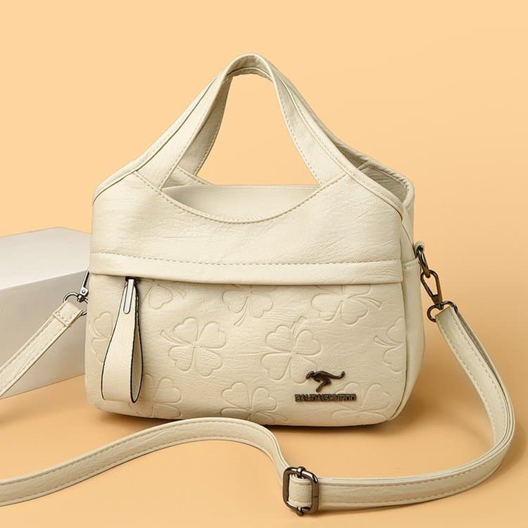 Large capacity temperament versatile shoulder messenger women s bag белый