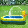 Inflatable Sprinkler Pool for Kids Cute Dinosaur Kiddie Pool 3-in-1 Backyard Splash Pad Swimming Outdoor Water Toys for Toddlers