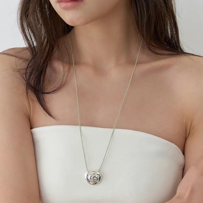 Seashell necklace_cotton
