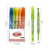 5-Pack Dual-Tip Highlighters with Viewing Window, Suitable for Eye-Friendly Colored Highlighters, Fluorescent Markers, Marking Pens, Highlighting Pens