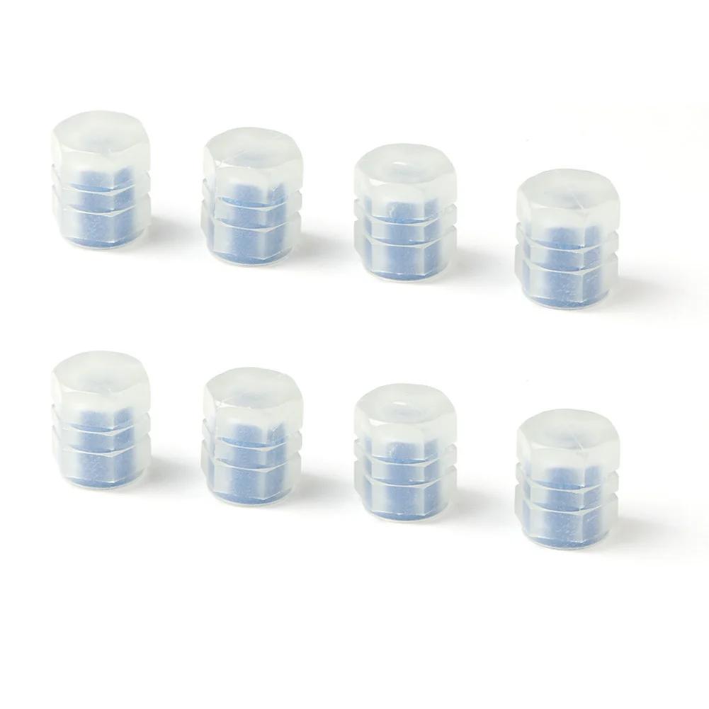 Leuchtende Auto-Radkappen Reifenventilkappen Kunststoff ABS Staubdicht Reifen Autozubehör Reifenventilkappenabdeckung Für Auto Motorrad Fahrrad