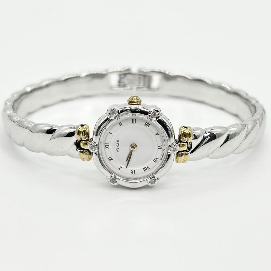 [USED] SEIKO TISSE 6P Diamond Quartz Wristwatch