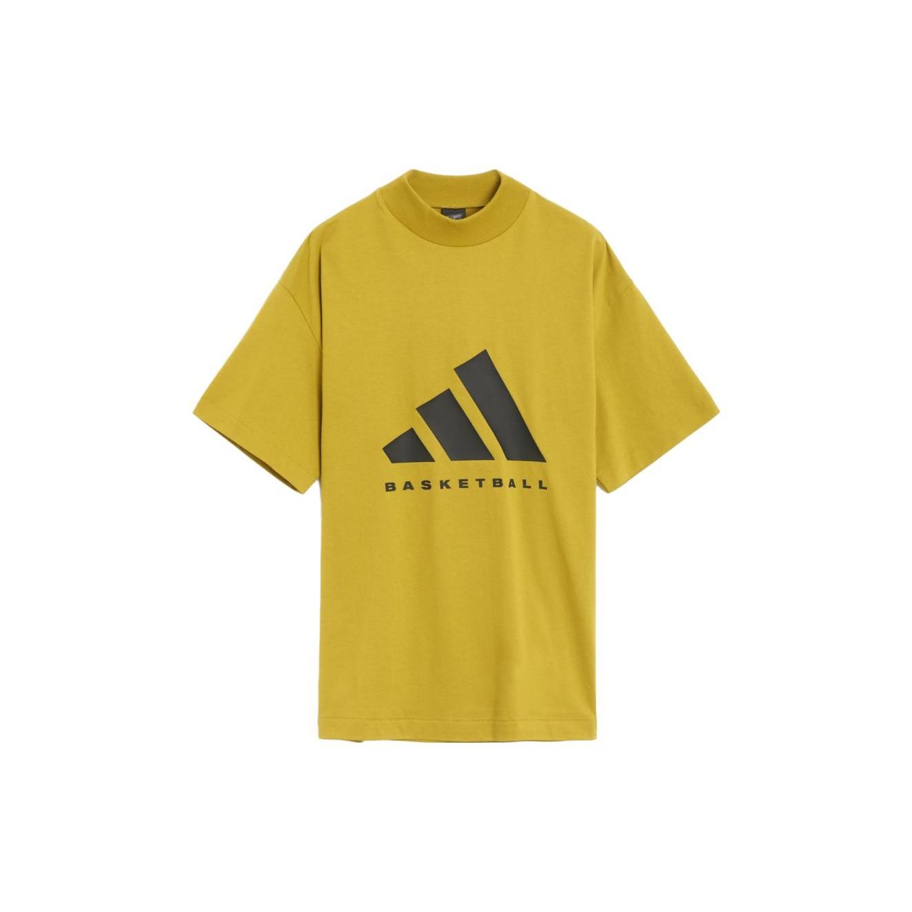 Adidas Basketball T-Shirts Green Men s IR8490 S