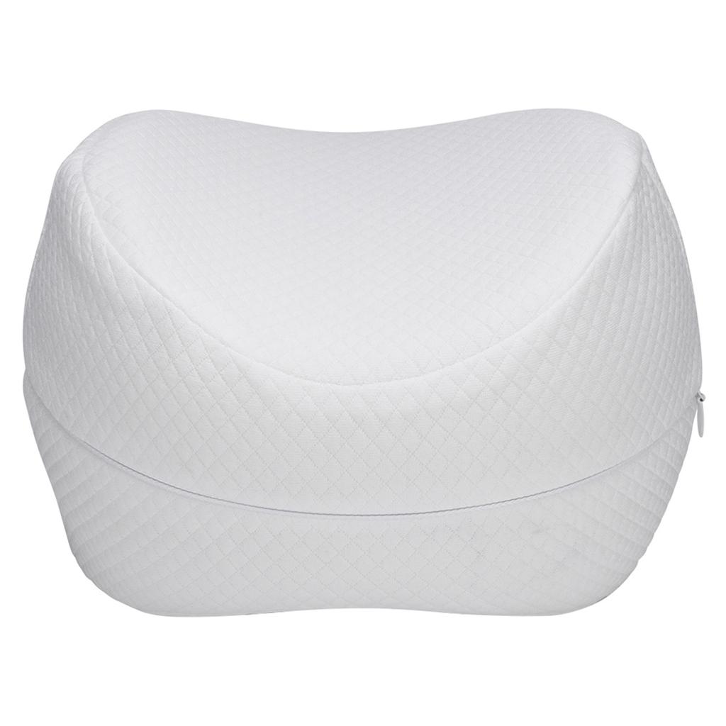 Household Memory Foam Knee Support Leg Pillow Cushion for Sleeping Pain Relief White