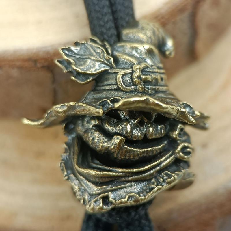 1pcs 6mm Hole Vintage Brass Traveller Keychain Pendant Backpack Pendant Vintage Brass Crafts Classic Brass Vintage Brass Crafts Miniature Ornaments