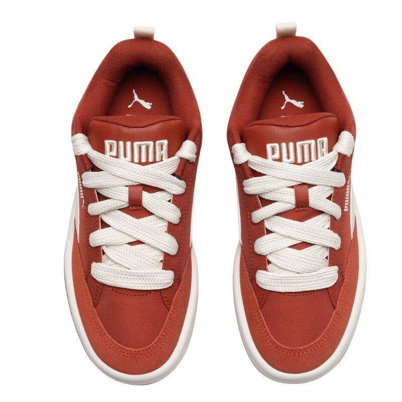PUMA Park Lifestyle Street Unisex Comfort Wear-resistant Low Top Skate Shoes Red 397495-02