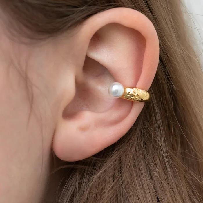 pearl pattern earcuff