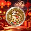 Year Of The Goat Souvenir Coins 2027 Zodiac Goat Collectible Coins New Year Gift Goat Metal Crafts Art Display Decor