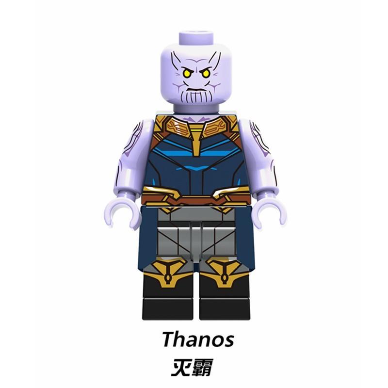 Lego Hulk Outrider Iron Man Thor Spiderman Thanos Avengers Minifiguren Bausteine Spielzeug