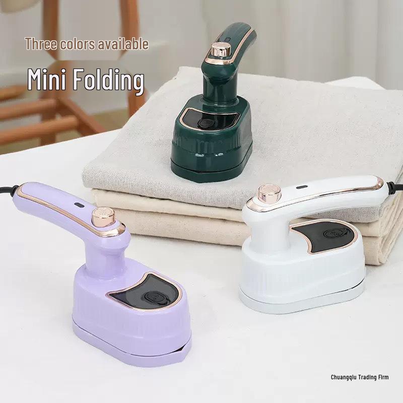 Portable Folding Electric Garment Steamer: Compact Handheld Iron for Home & Travel